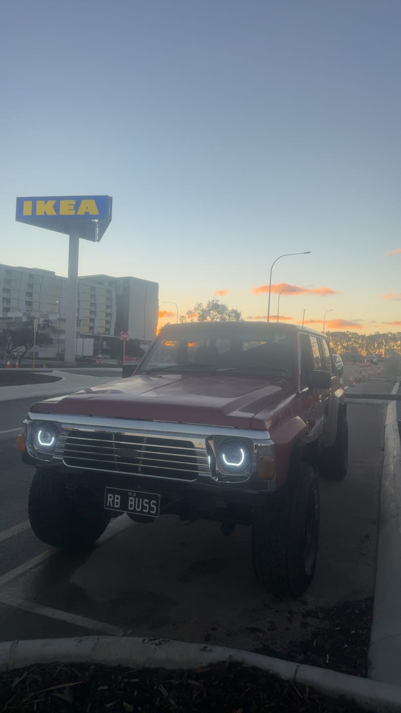 Customer photo review of 7" 'Angry Eye' Bi-LED Headlights