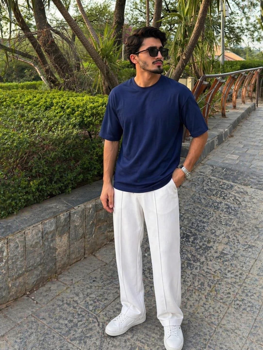 Customer photo review of P&B Ease Fit Co-ord Set For Men