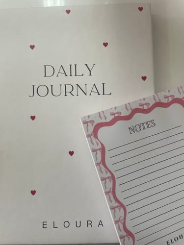 Customer photo review of Blush Ribbon - Notepad