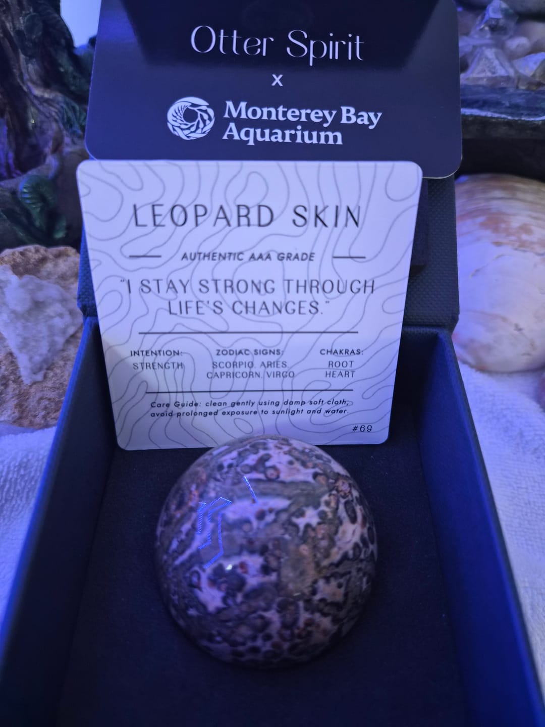 Customer photo review of Leopard Skin Sphere