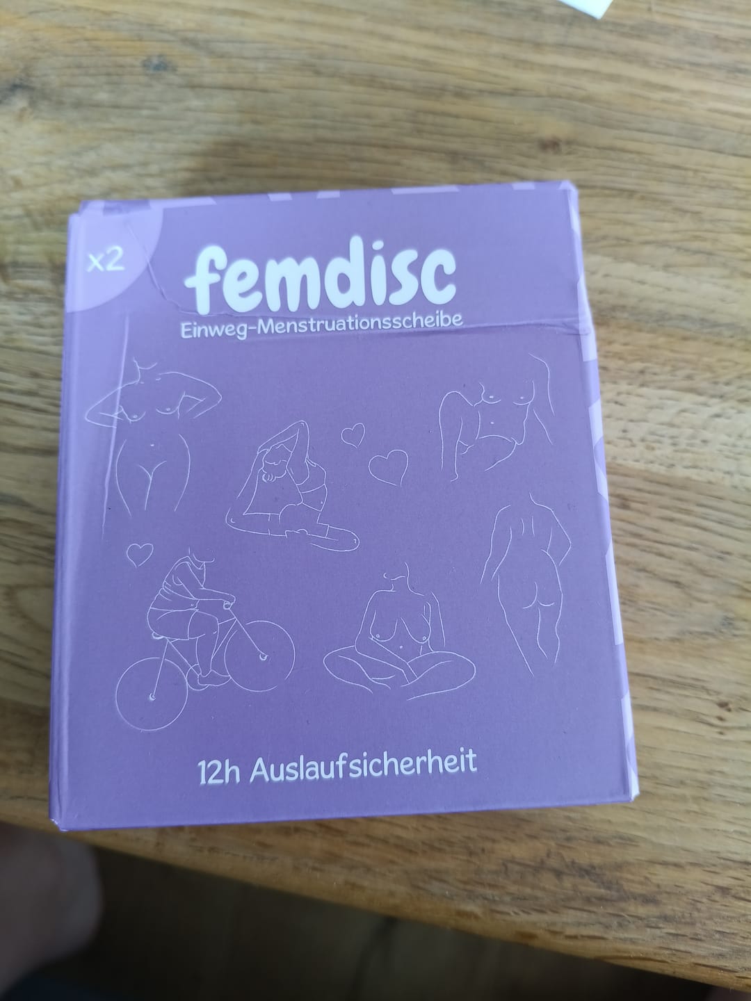 Customer photo review of 🎁 femdisc Einweg-Menstruationsscheibe (100% off)