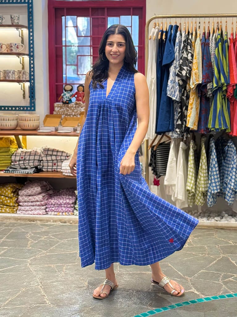 Customer photo review of Gigi Cotton Maxi Dress