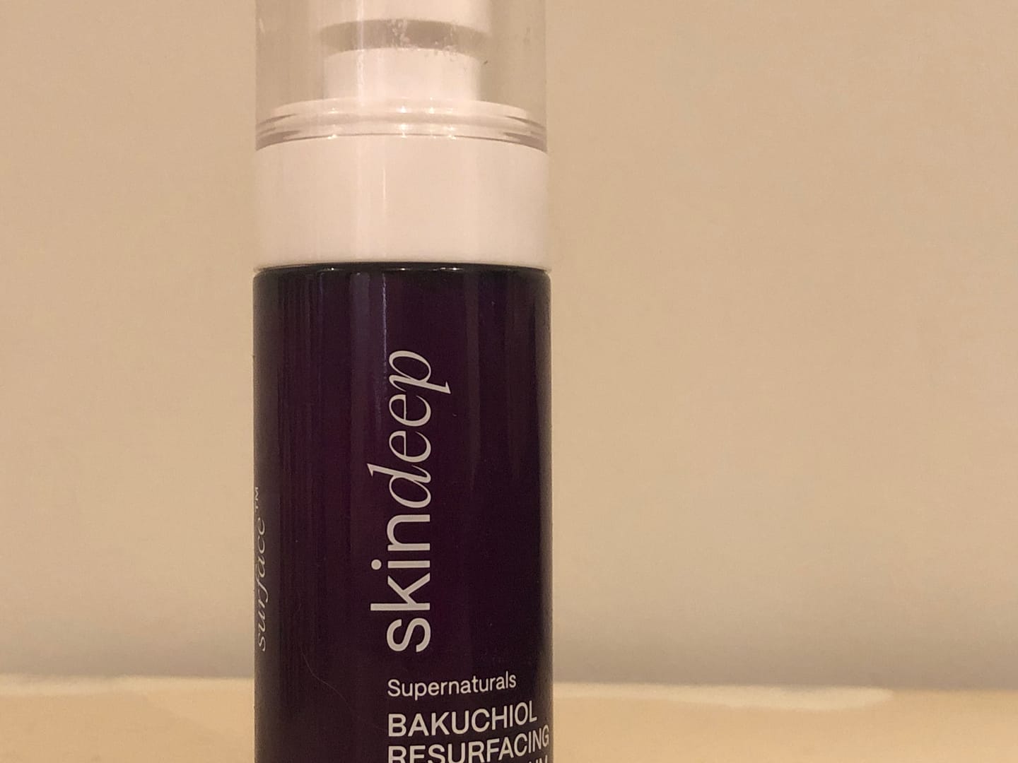 Customer photo review of BAKUCHIOL RESURFACING NIGHT SERUM - with 10% Lactic Acid