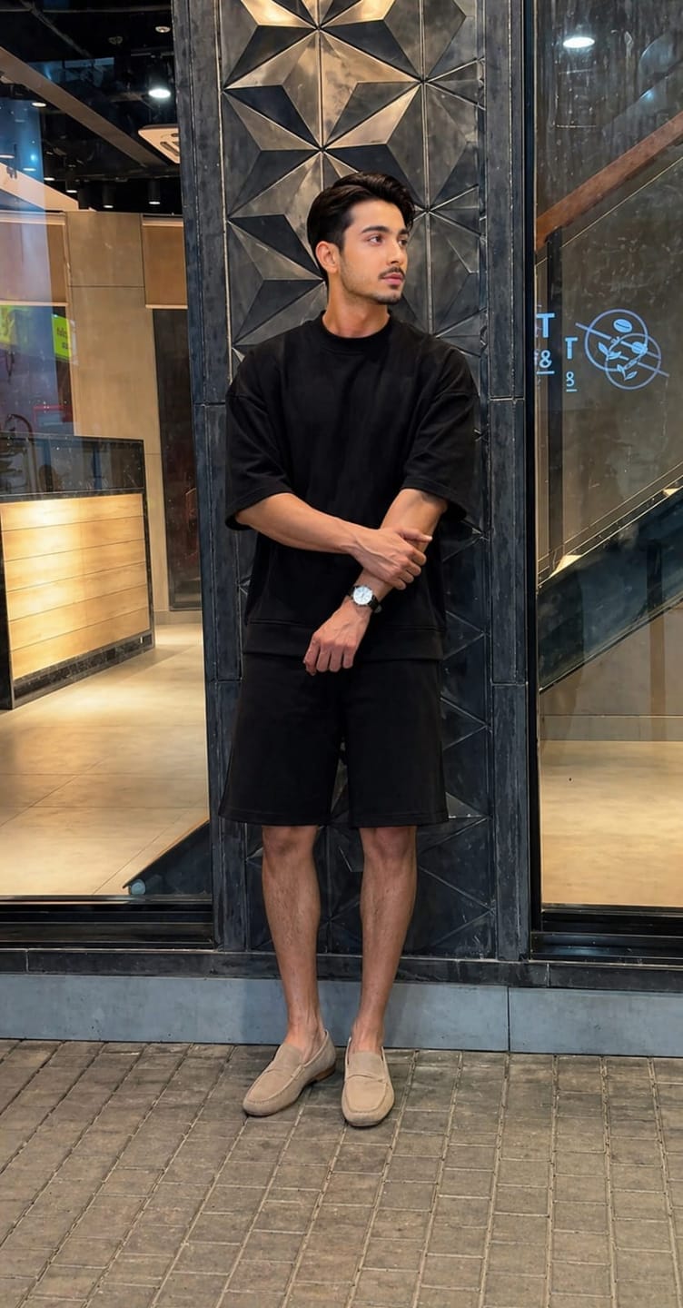 Customer photo review of P&B Ease Fit Co-ord Set For Men