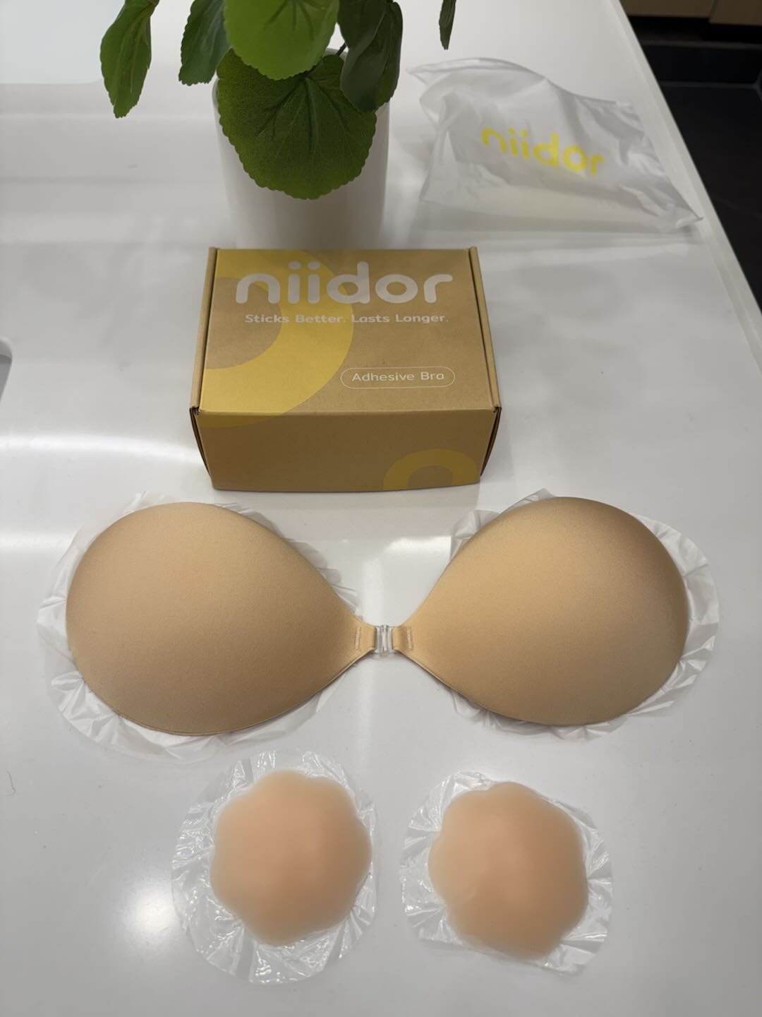Customer photo review of Silicone Adhesive Bra