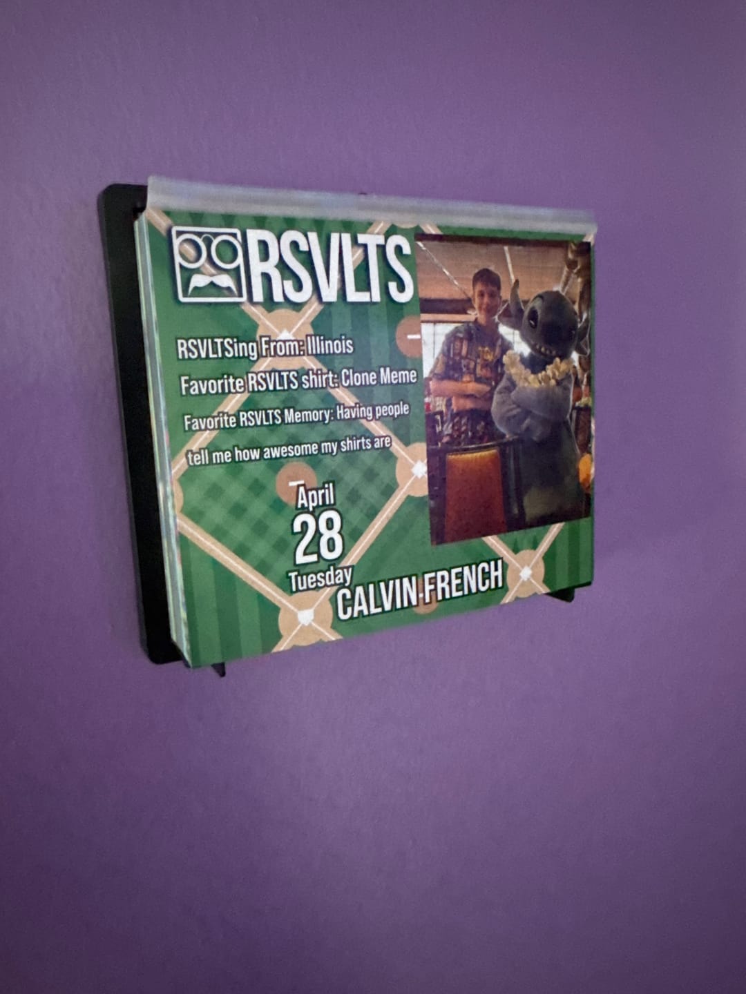 Customer photo review of RSVLTS 2026 Calendar