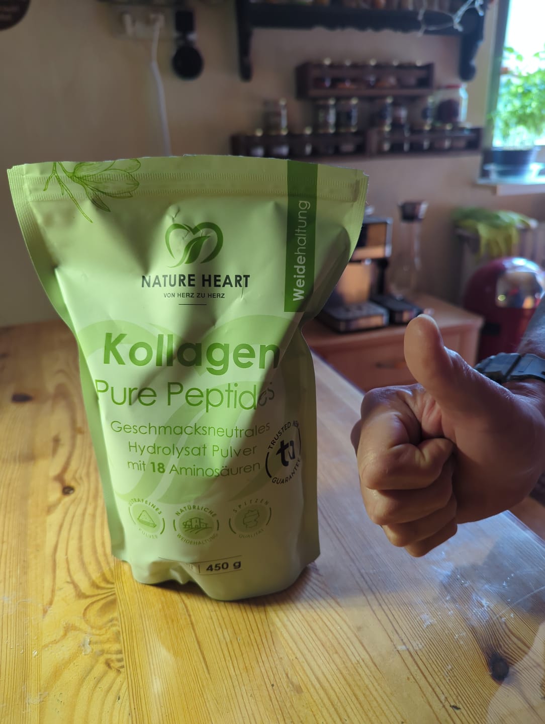 Customer photo review of Kollagen Pure Peptides