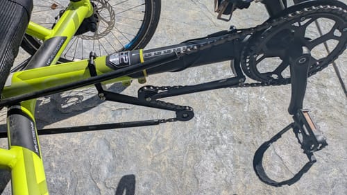 Customer photo review of T-Cycle Chain Tensioner for Circular Tubing