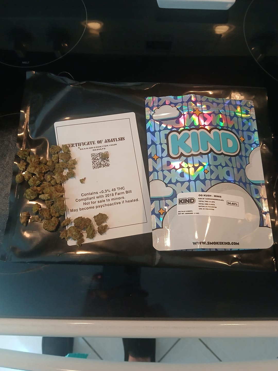 Customer photo review of OG Kush - Minis - 28 Grams - Indica