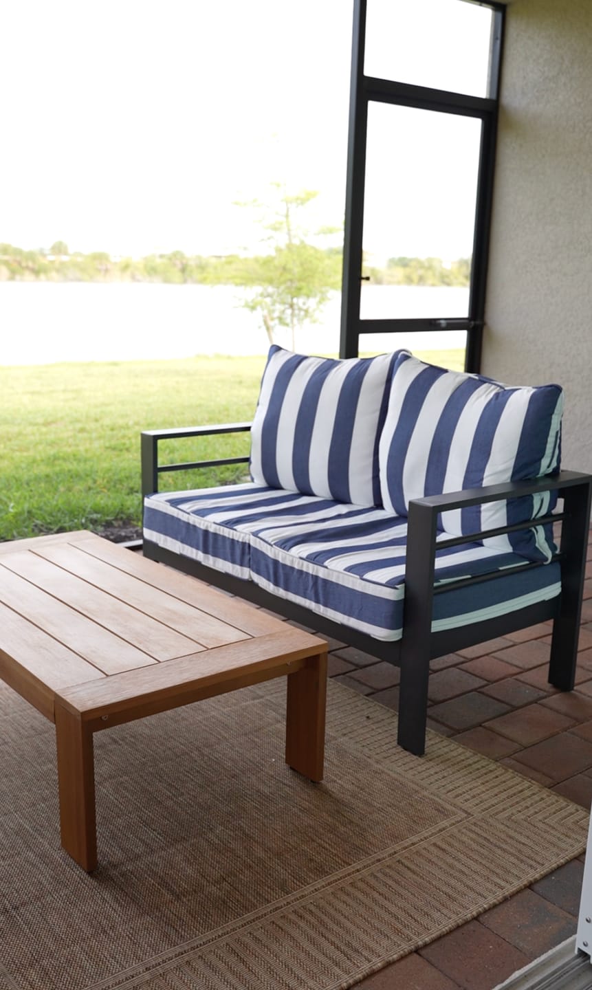 Customer photo review of Deep Seat Chair Cushion Set