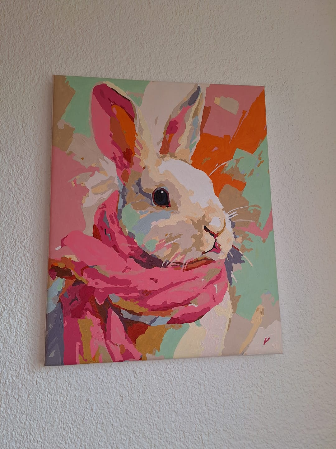 Customer photo review of Malen nach Zahlen - Fröhlicher Frosch