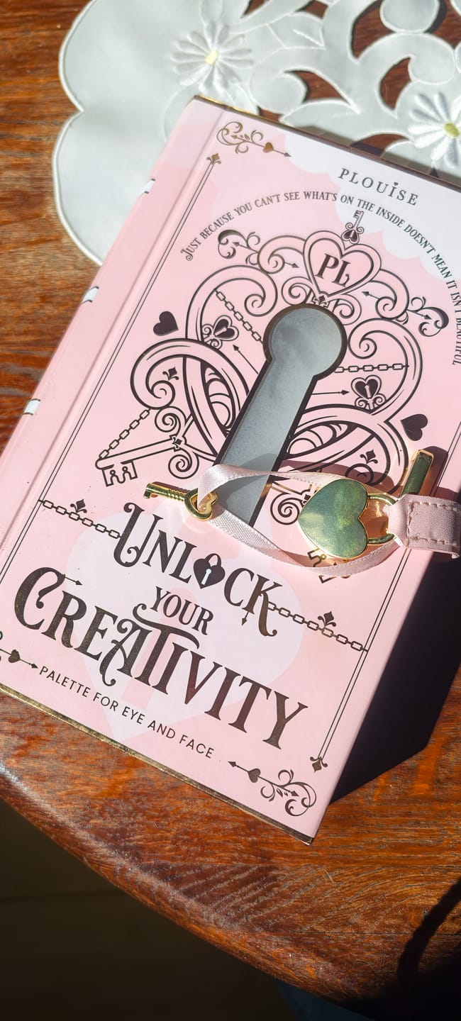 Customer photo review of P. Louise Unlock Your Creativity Rainbow Eyeshadow Palette