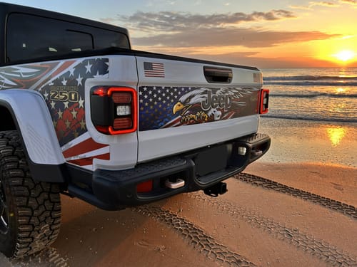 Customer photo review of Gladiator Paint Protection Vinyl PPV: JT Tailgate