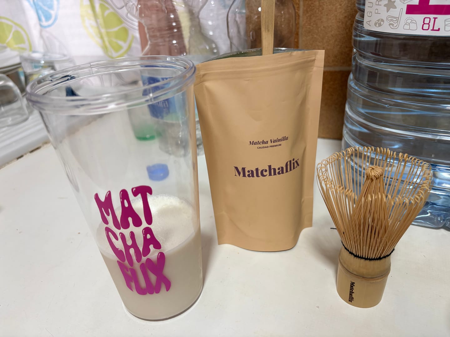 Customer photo review of Té Matcha Vainilla Premium