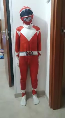 Customer photo review of Kinder Superheld Kostüm Ranger | Fantasie Rollenspiel Anzug