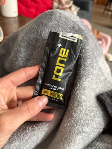 Customer photo review of 100mg Caffeine - Lemon - SuperCharged Honey (20-Pack)