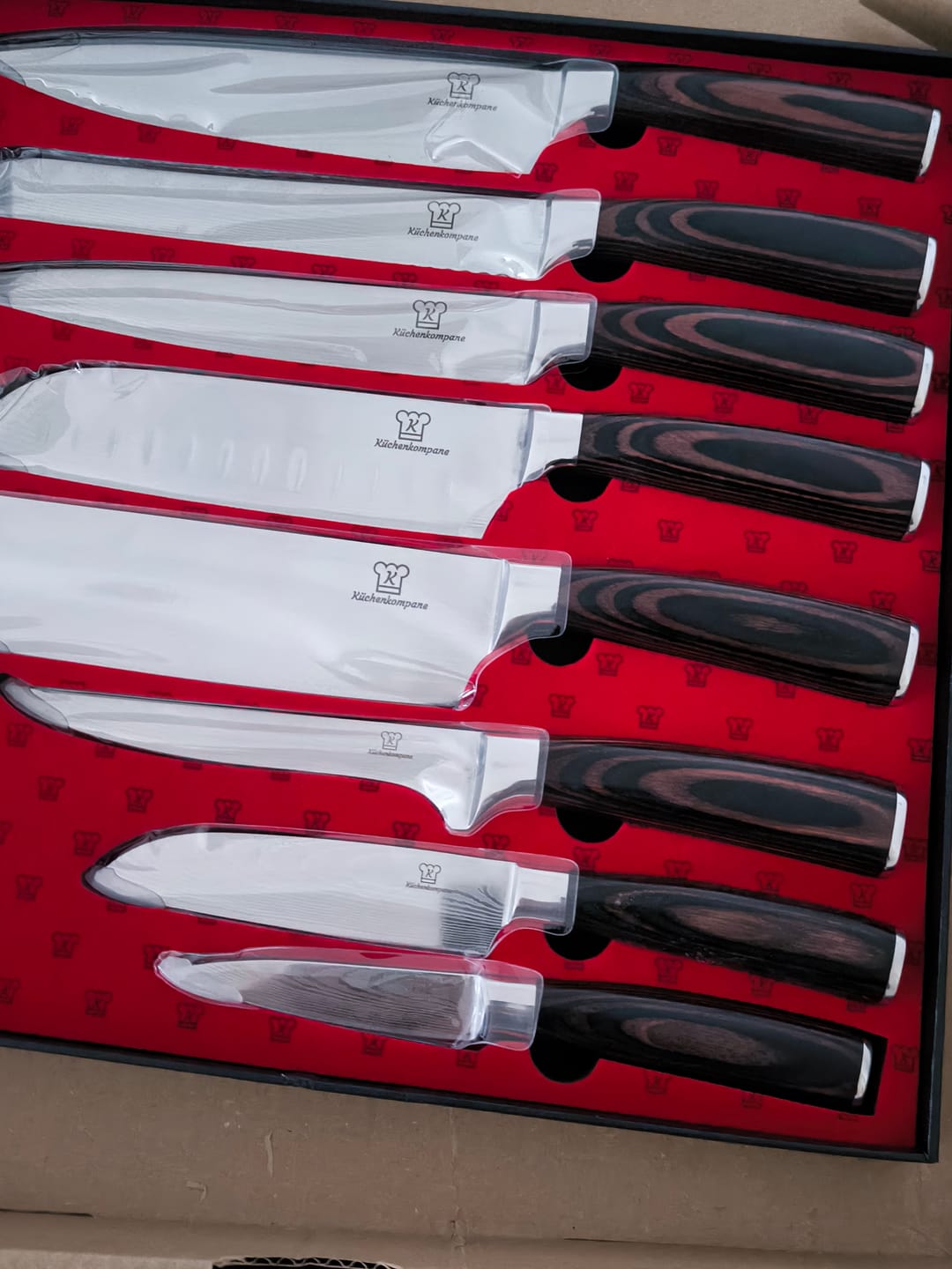 Customer photo review of Asiatisches Messerset Premium 8-teilig
