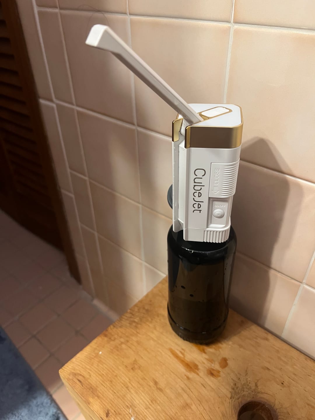 Customer photo review of CubeJet Portable Bidet