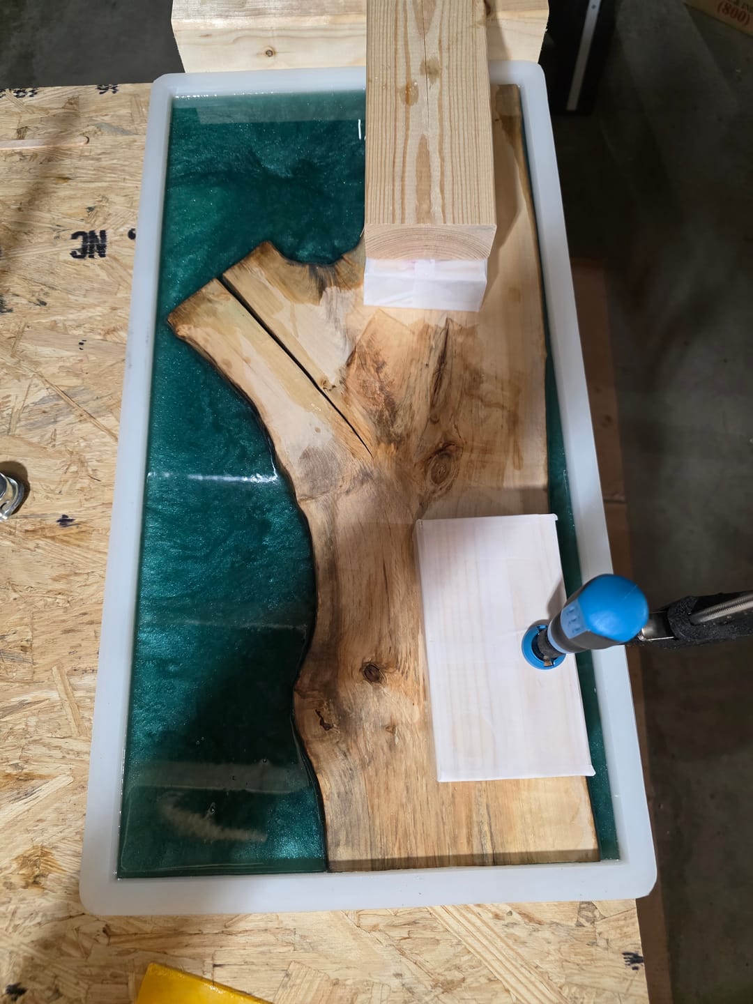 Customer photo review of 24x12x1.5" Silicone Mold For Epoxy Resin - Charcuterie Board Form
