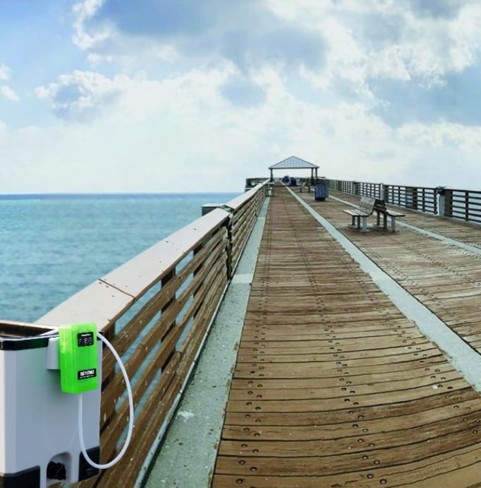 Customer photo review of Beyond Bait Pump Rechargeable Aerator - Glow in The Dark Bubbler