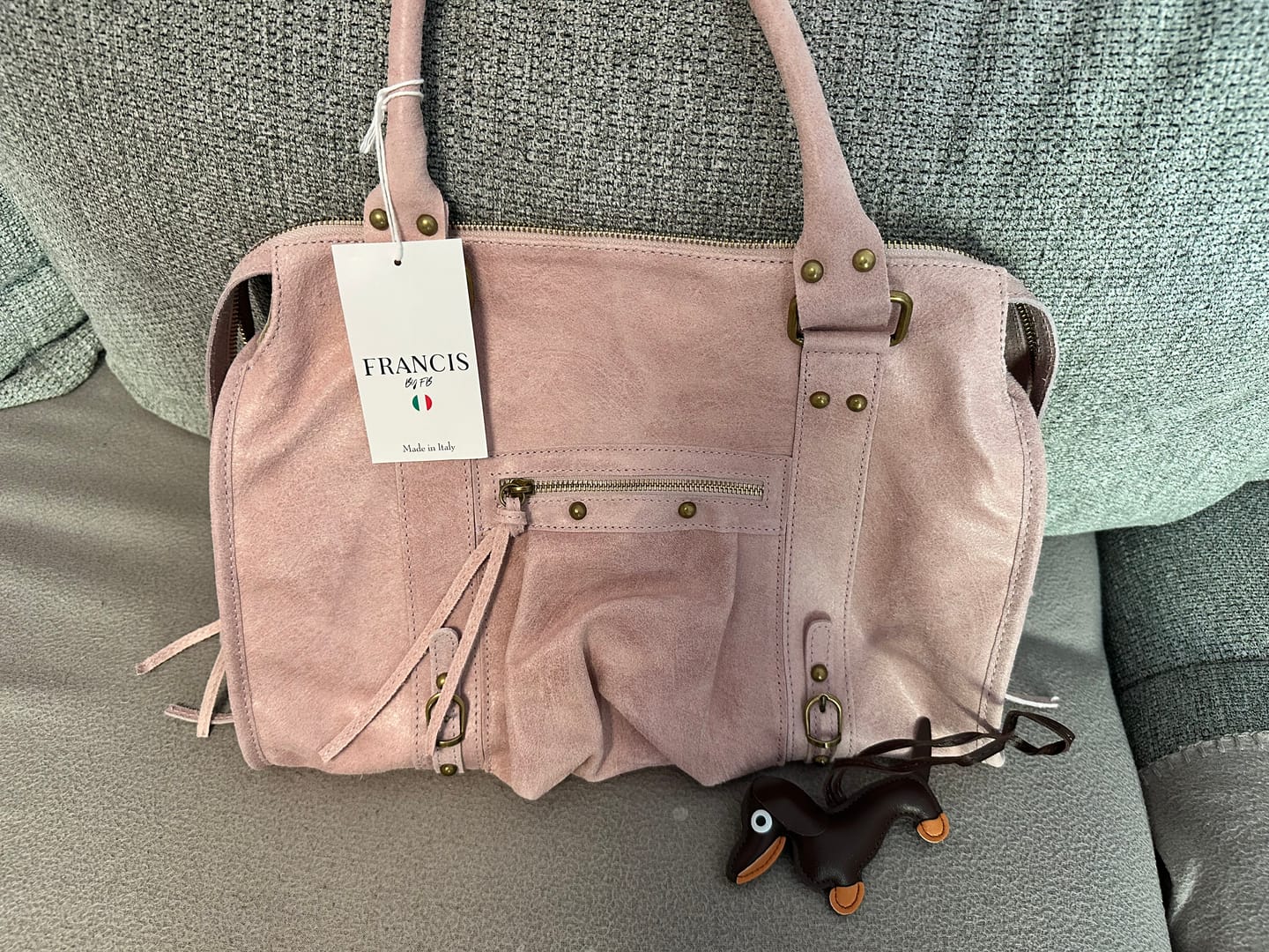 Customer photo review of It girl bag vanilla pink