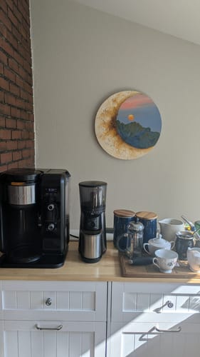 Customer review photo for Round Wall Art #RWA013