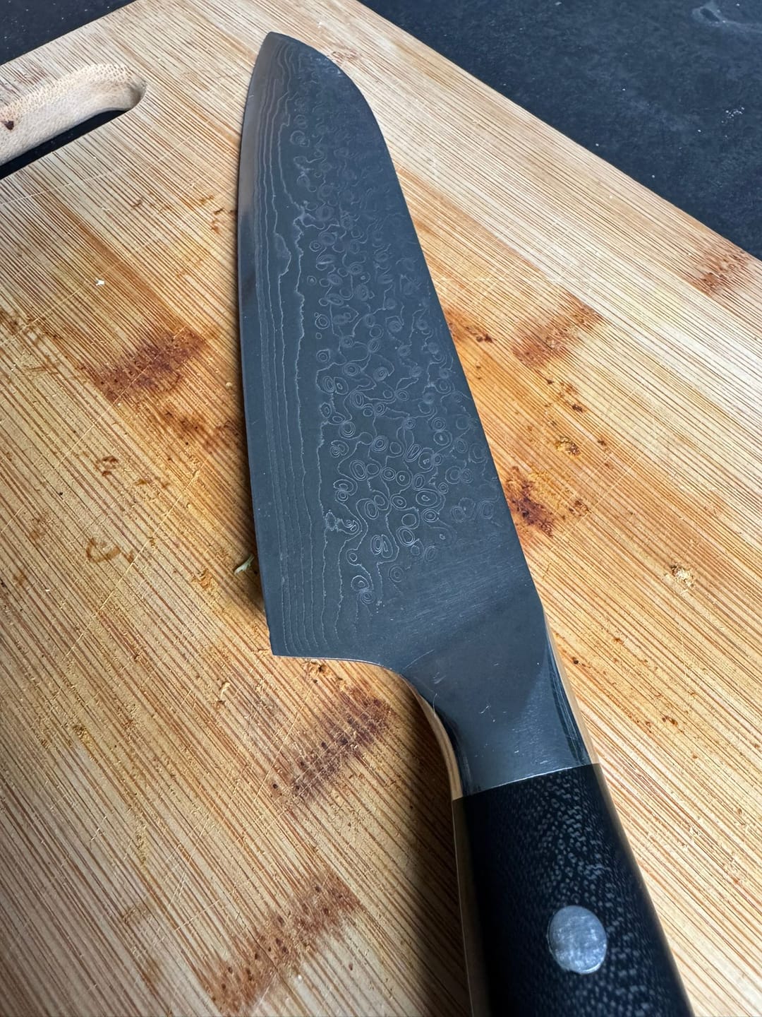 Customer photo review of Premium Damast Santokumesser