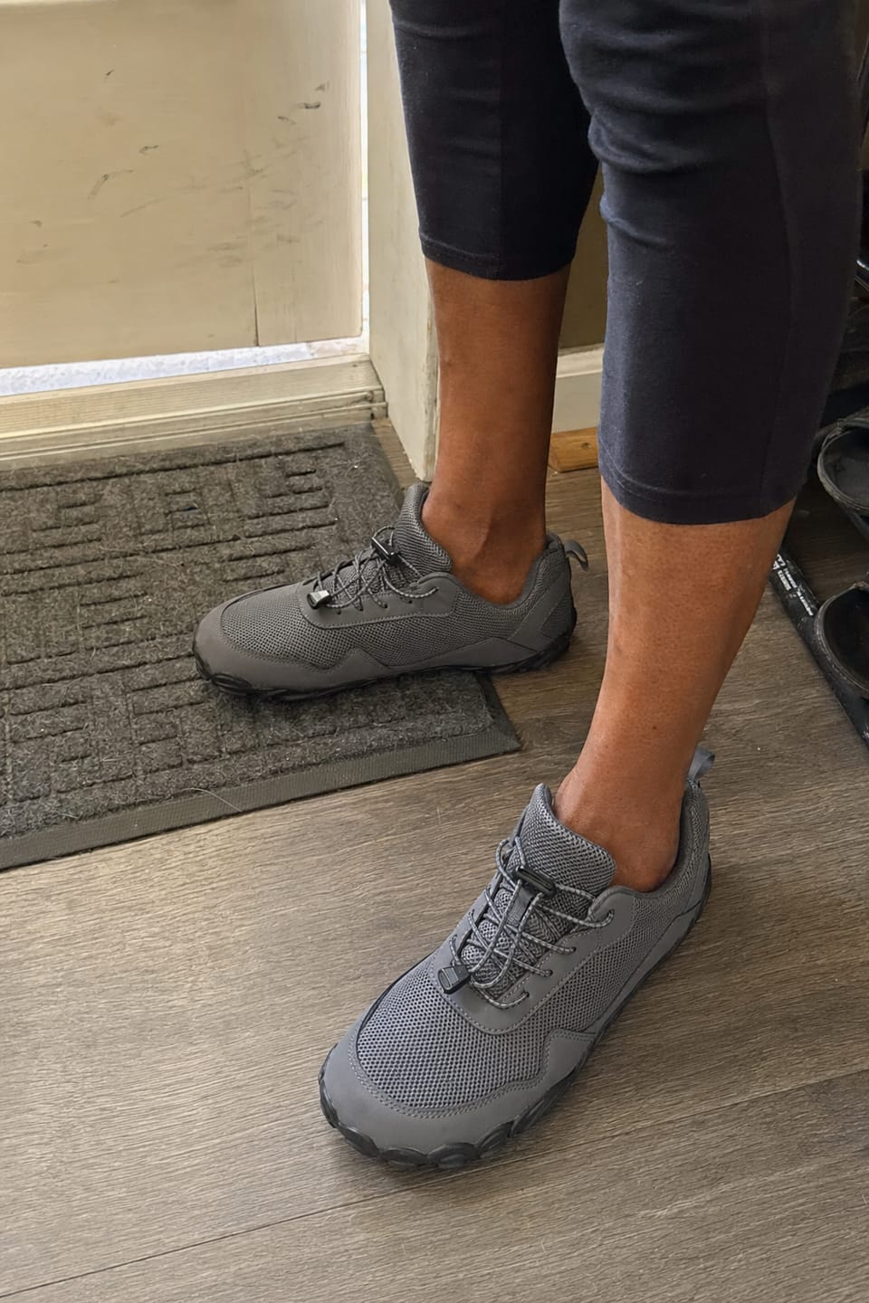 Customer photo review of Hike Summit - Non-Slip Spring Barefoot Shoes (Unisex)