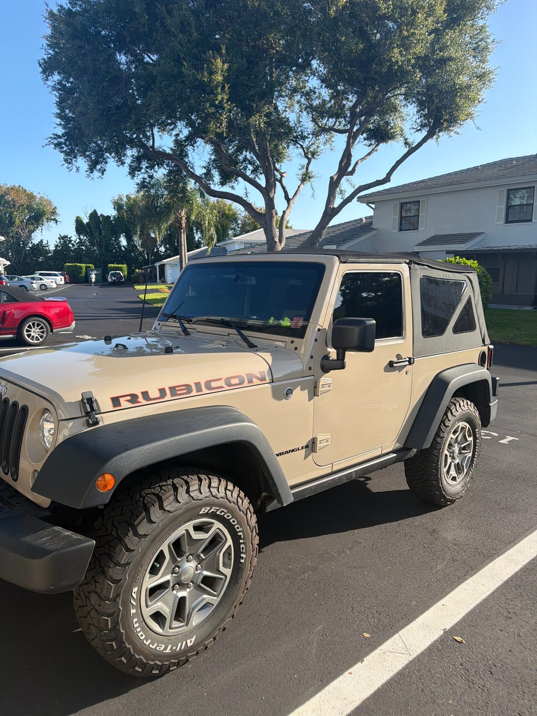 Customer photo review of RUBICON Hood Lettering | Set of 2