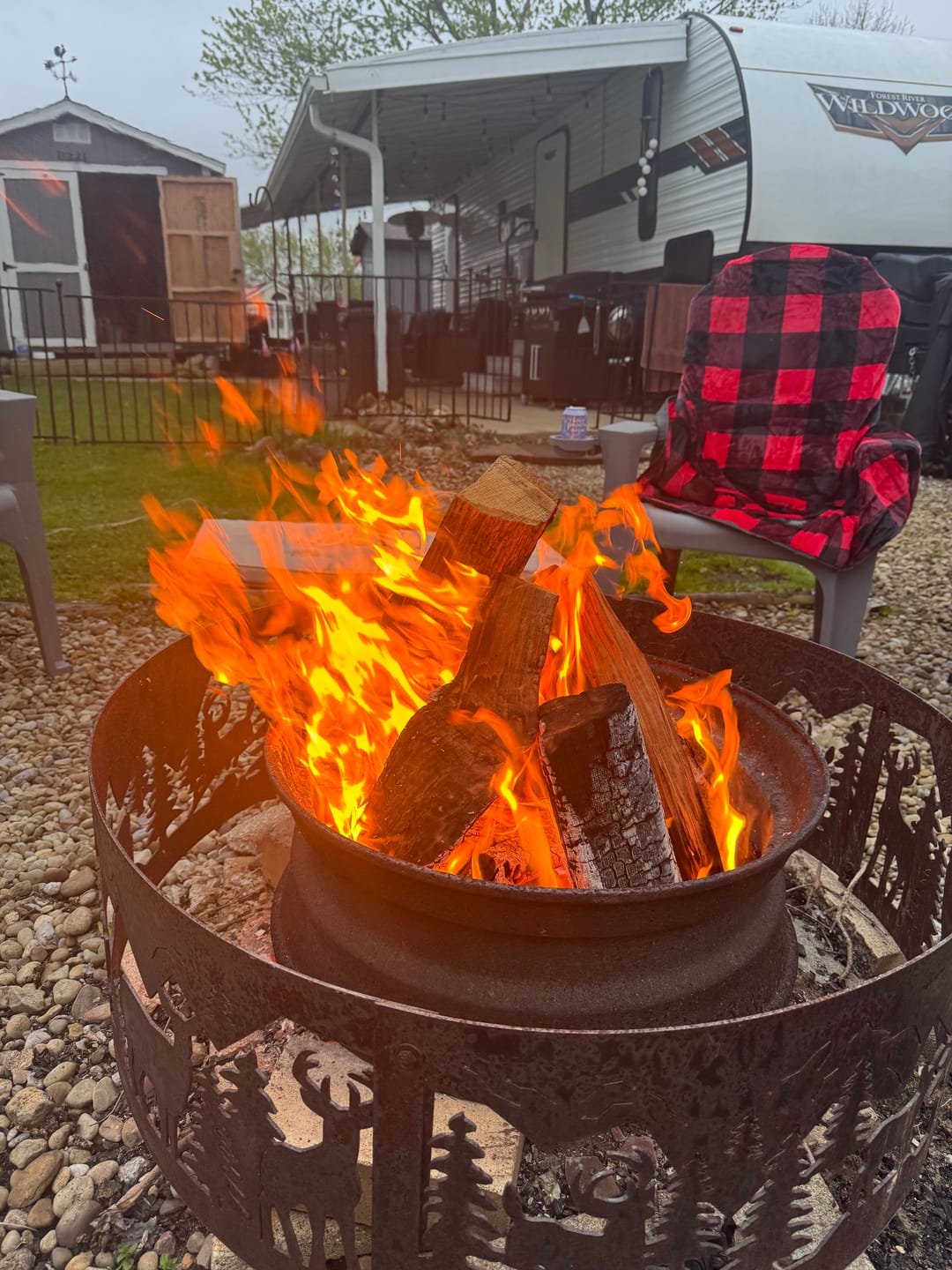 Customer photo review of The Chair Blanket