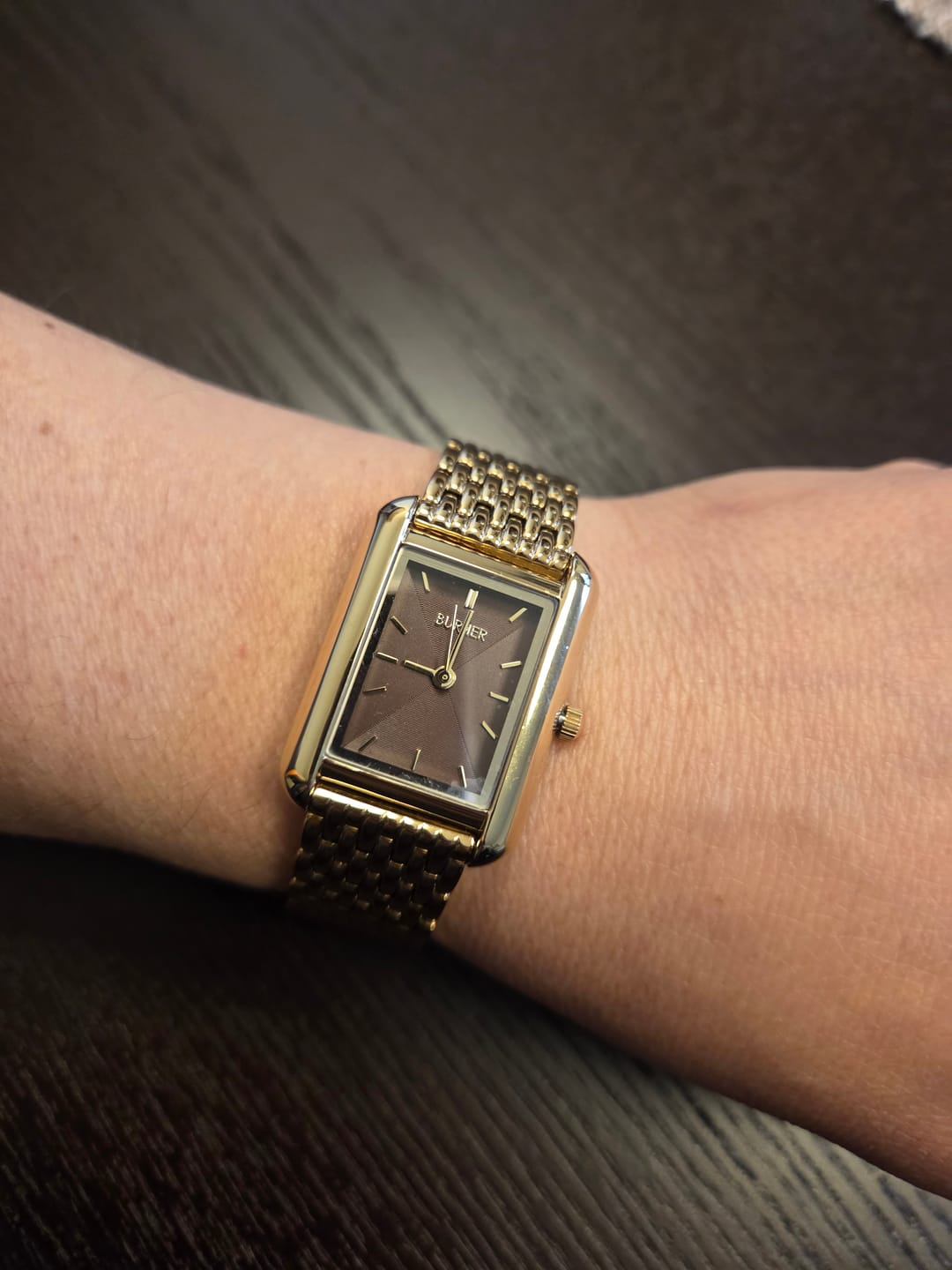 Customer photo review of Olivia Gold Brown