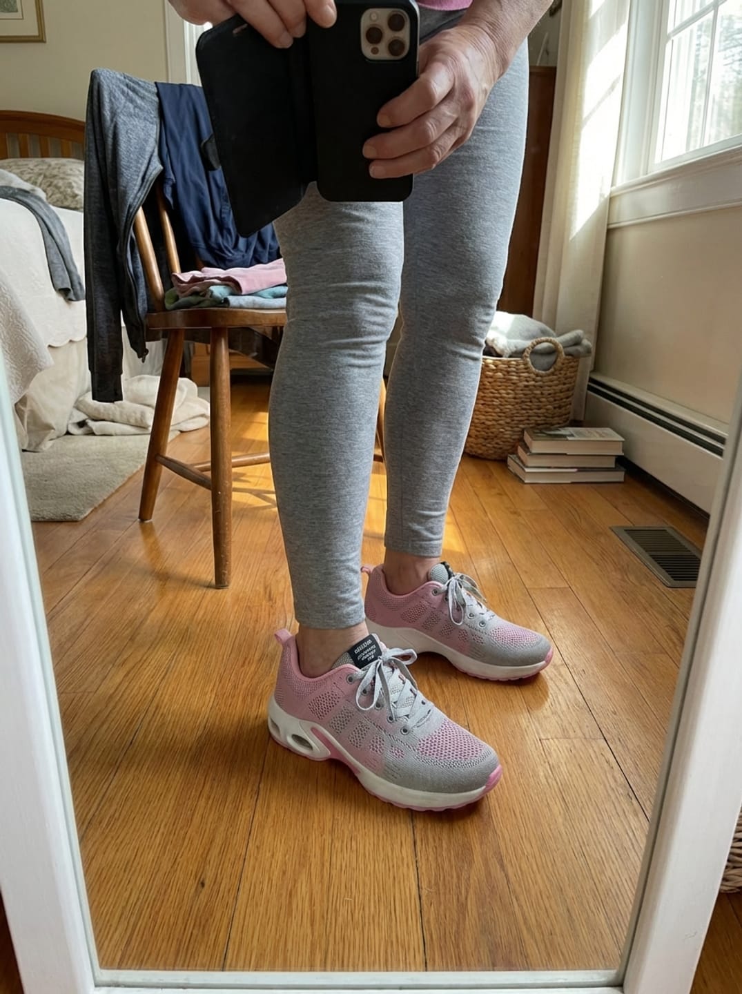 Customer photo review of Orthora™ Pro — 12-Hour Shift Shoes for All-Day Foot, Knee & Back Pain Relief