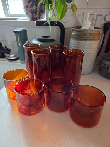 Customer photo review of FLUR Latte XL Glasses
