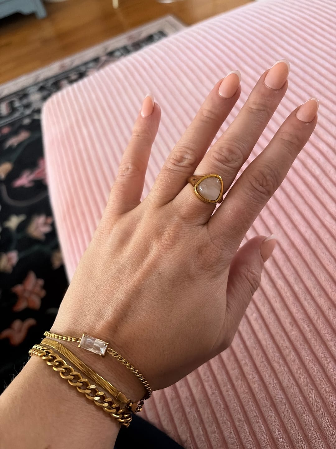 Customer photo review of Chelsea Herringbone Bracelet