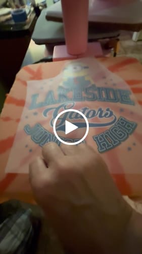 Customer video review of DTF Transfers Upload Your Gang Sheet
