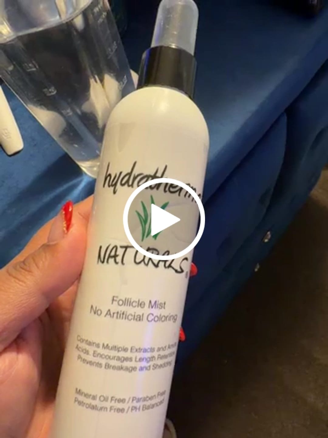 Customer video review of Hair Follicle Mist