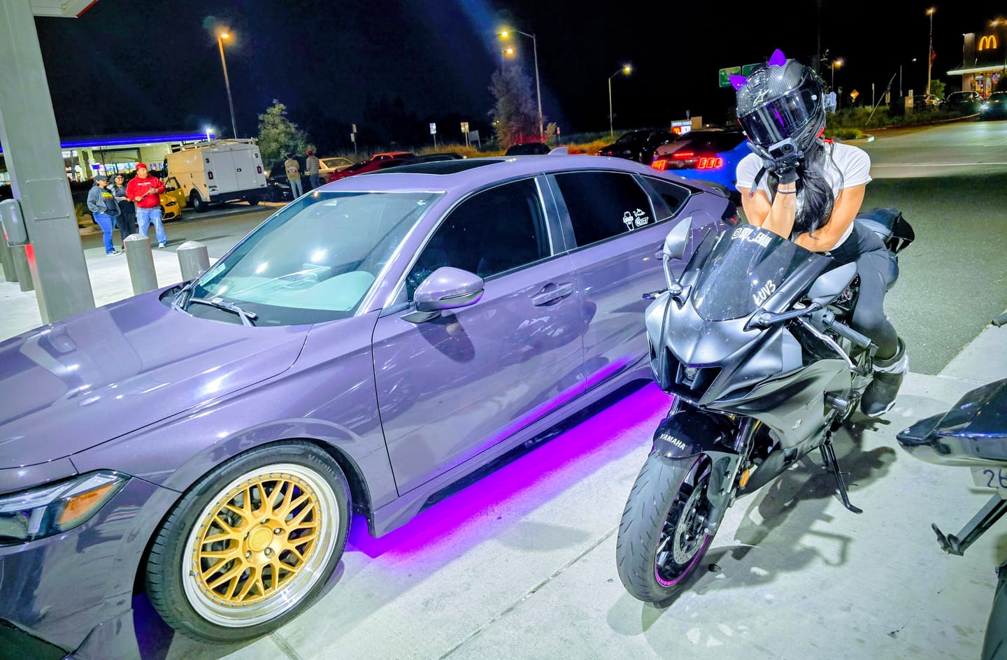 Customer photo review of ELGlow® PRO Universal Car Underglow Kit