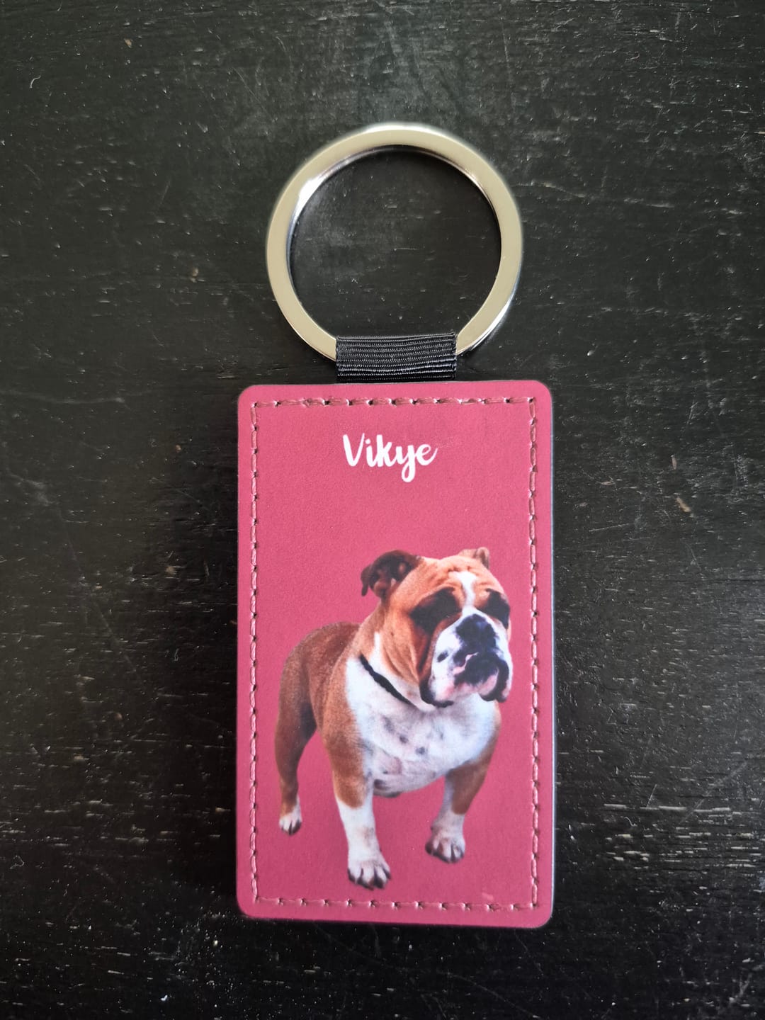 Customer photo review of Portrait d'animal - Porte-clés personnalisé