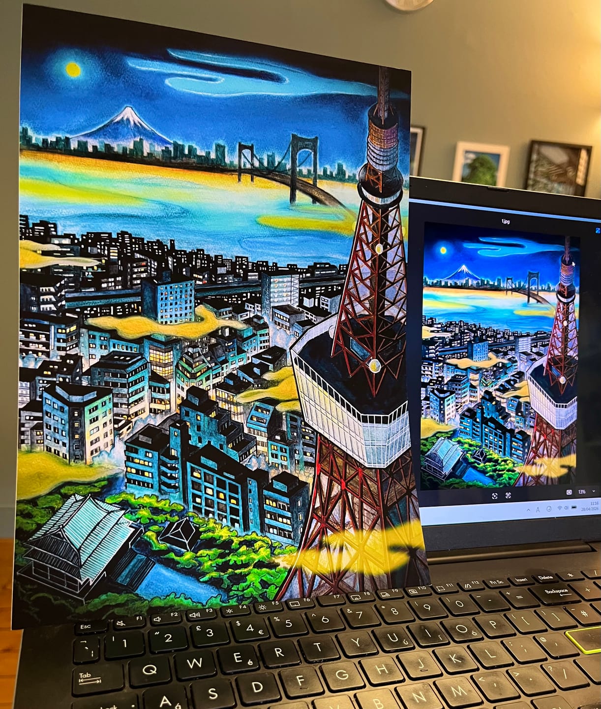 Customer photo review of Giclée Art Print