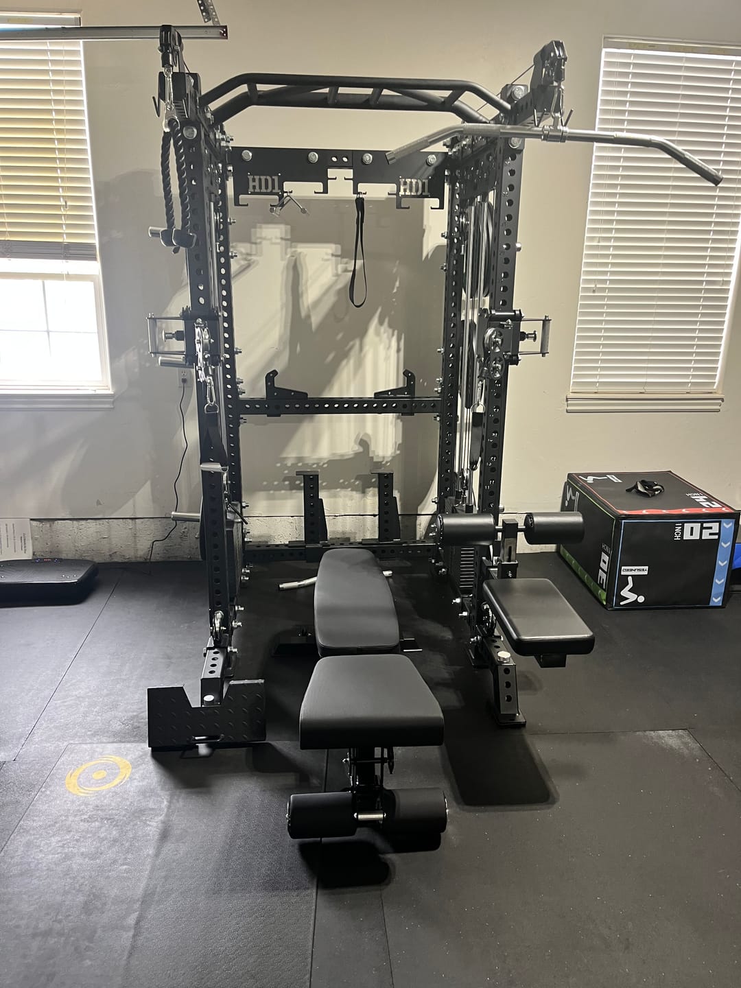 Customer photo review of Blazzed HD1 Squat Rack Functional Trainer