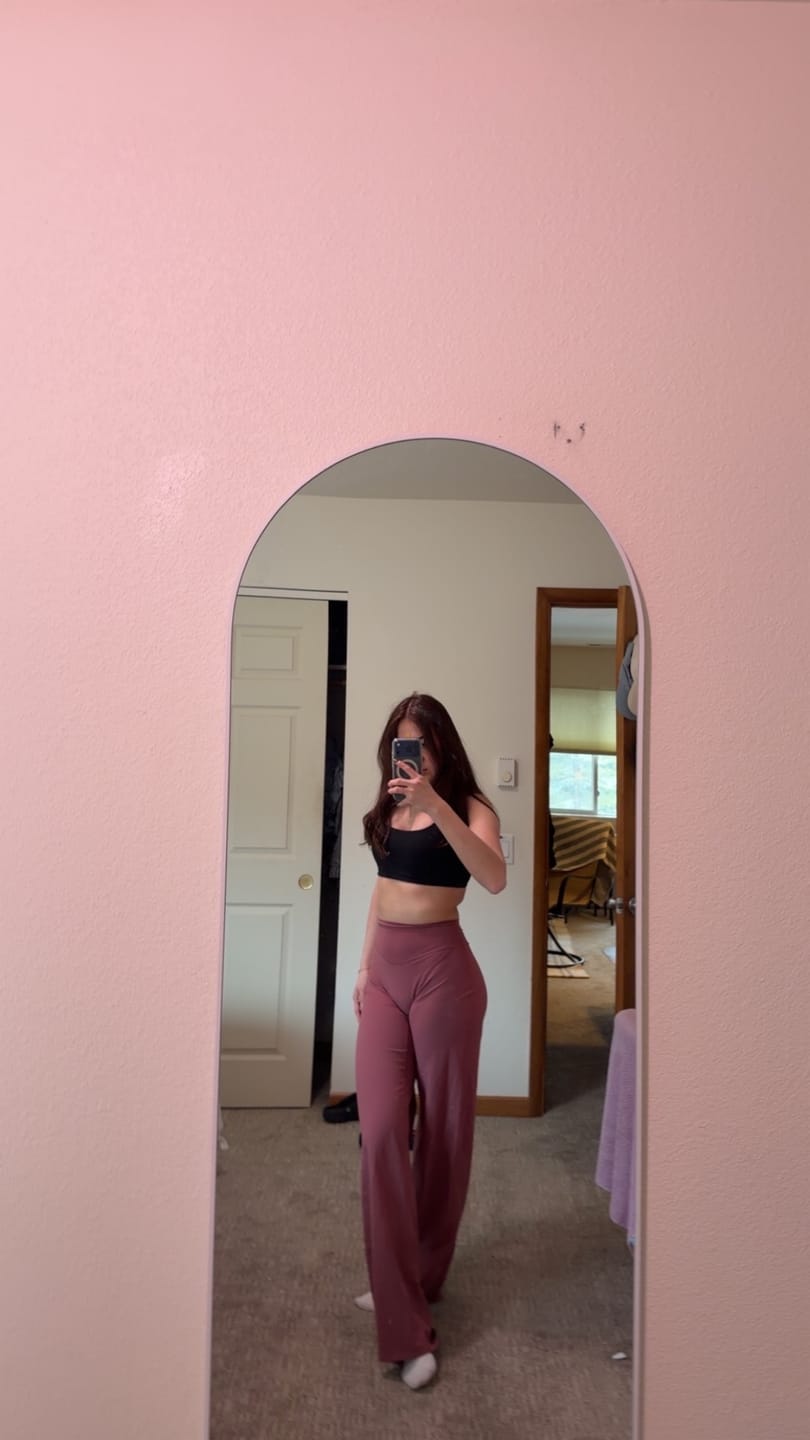 Customer photo review of W2257 - Kove Wide Leg Flare Leggings (Regular)