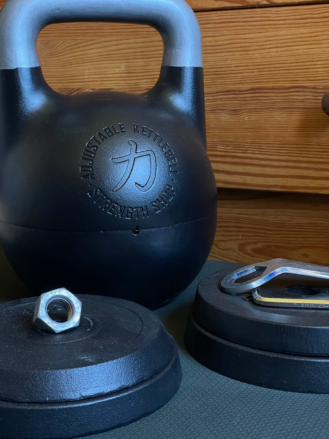 Customer photo review of Adjustable Kettlebell 12kg-32kg, Competition Style