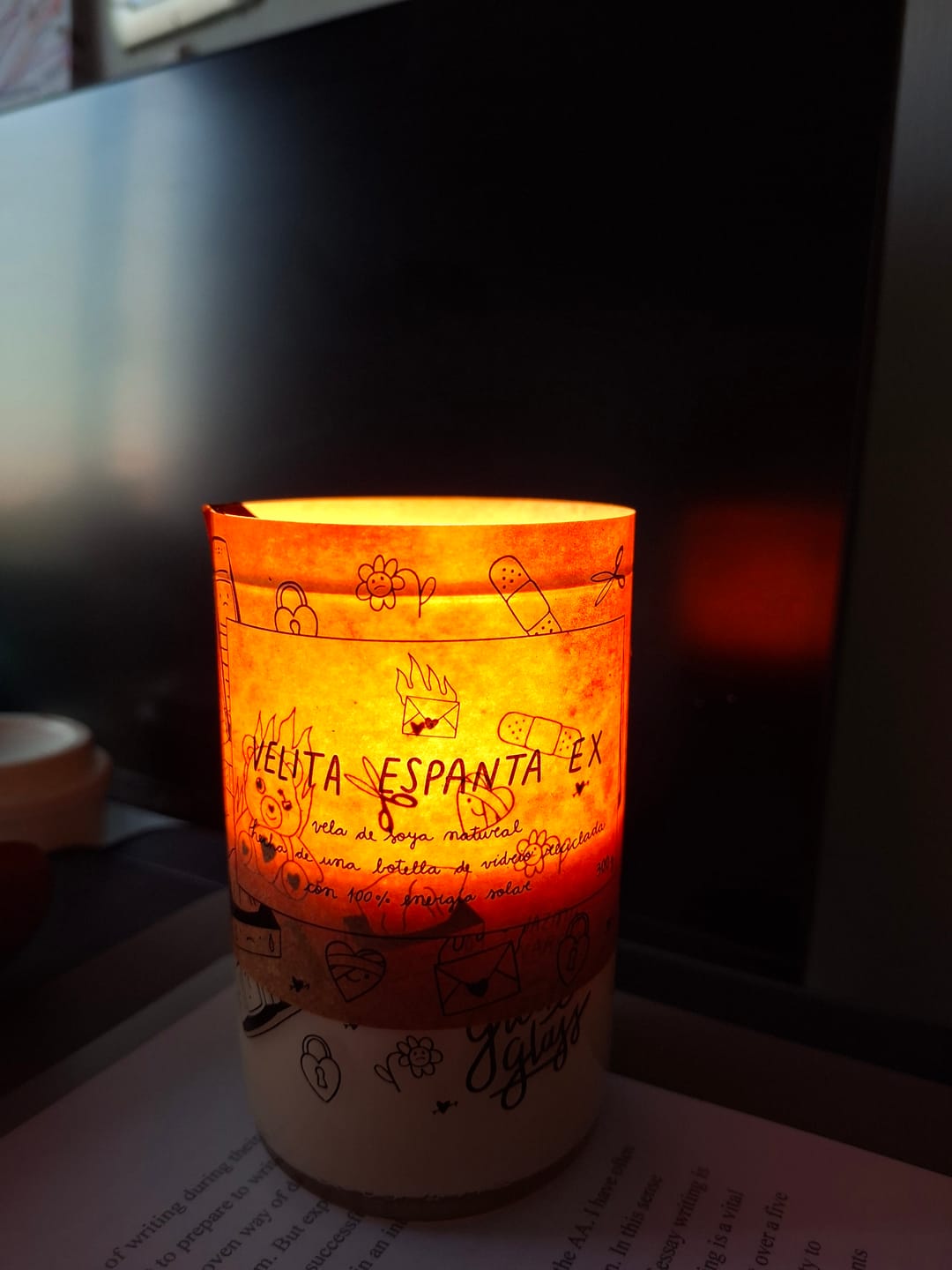 Customer photo review of Velita Espanta Ex - Aroma Vainilla - Transparente