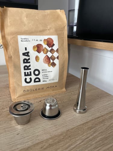 Customer photo review of Capsule réutilisable Nespresso 100% inox par Cafecolo™