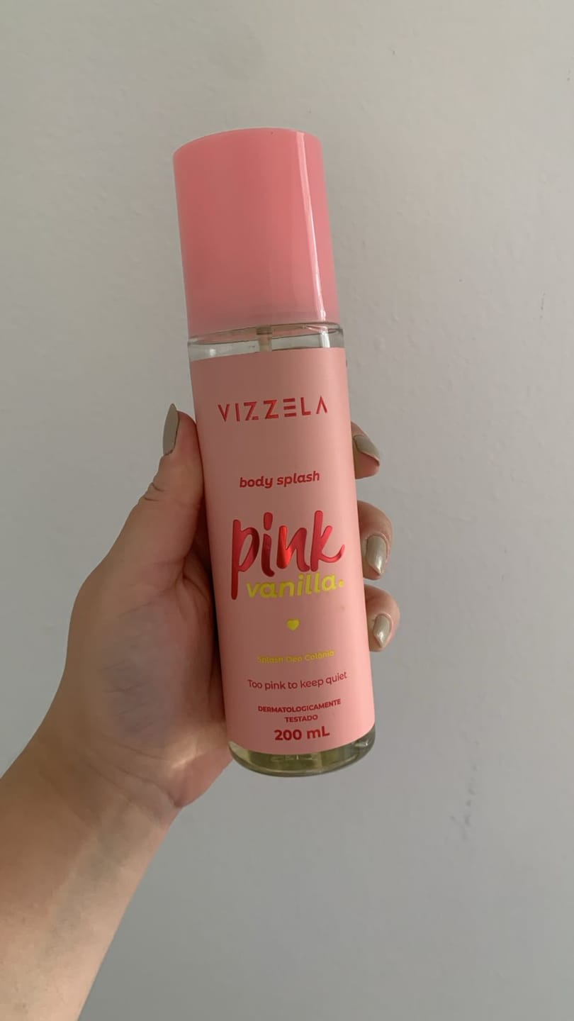 Customer photo review of Body Splash Deo Colônia Pink Vanilla - Vizzela