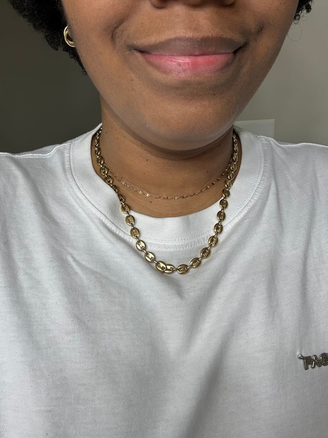 Customer photo review of Puffy Coffee Bean Chain