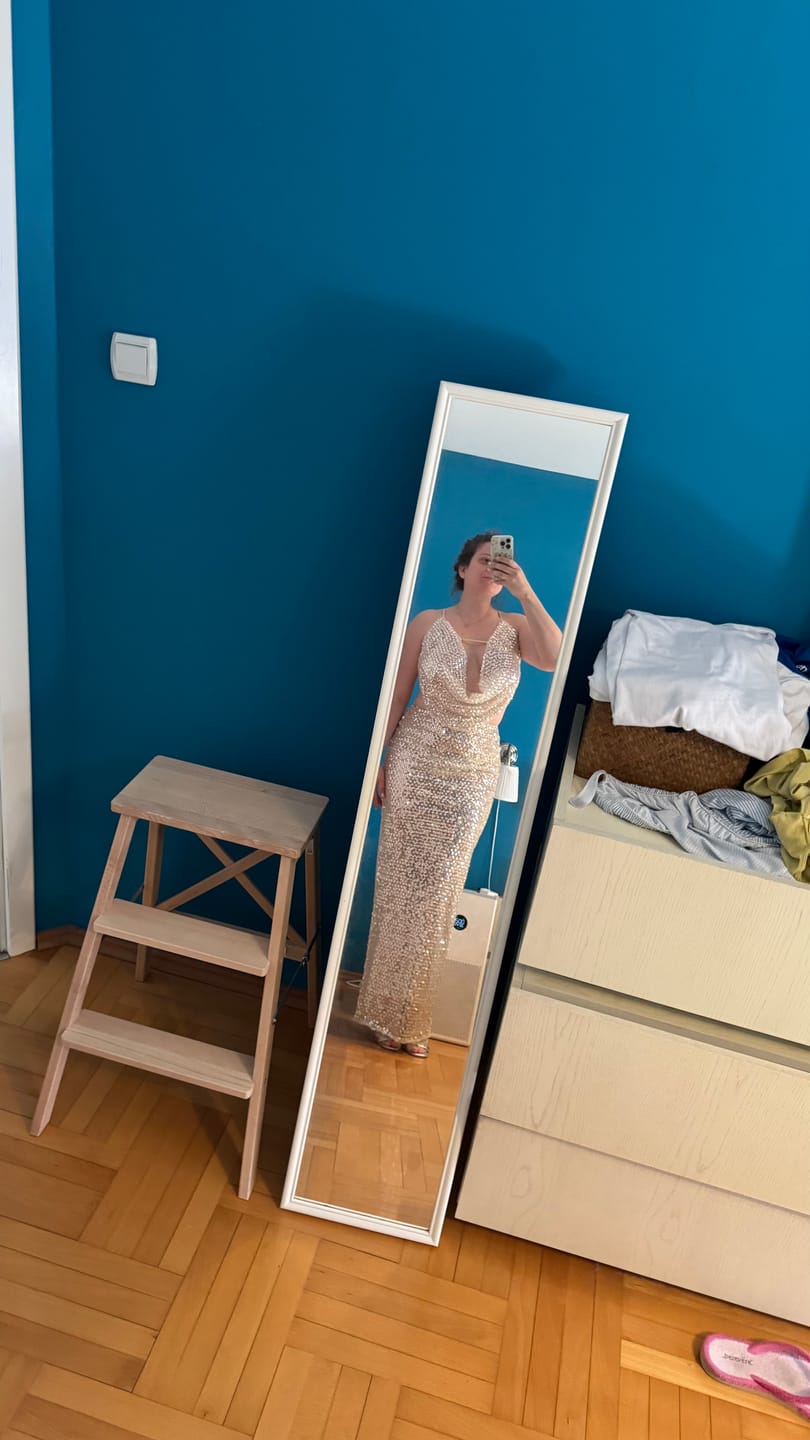 Customer photo review of CRYSTAL QUARTZ MAXI SKIRT