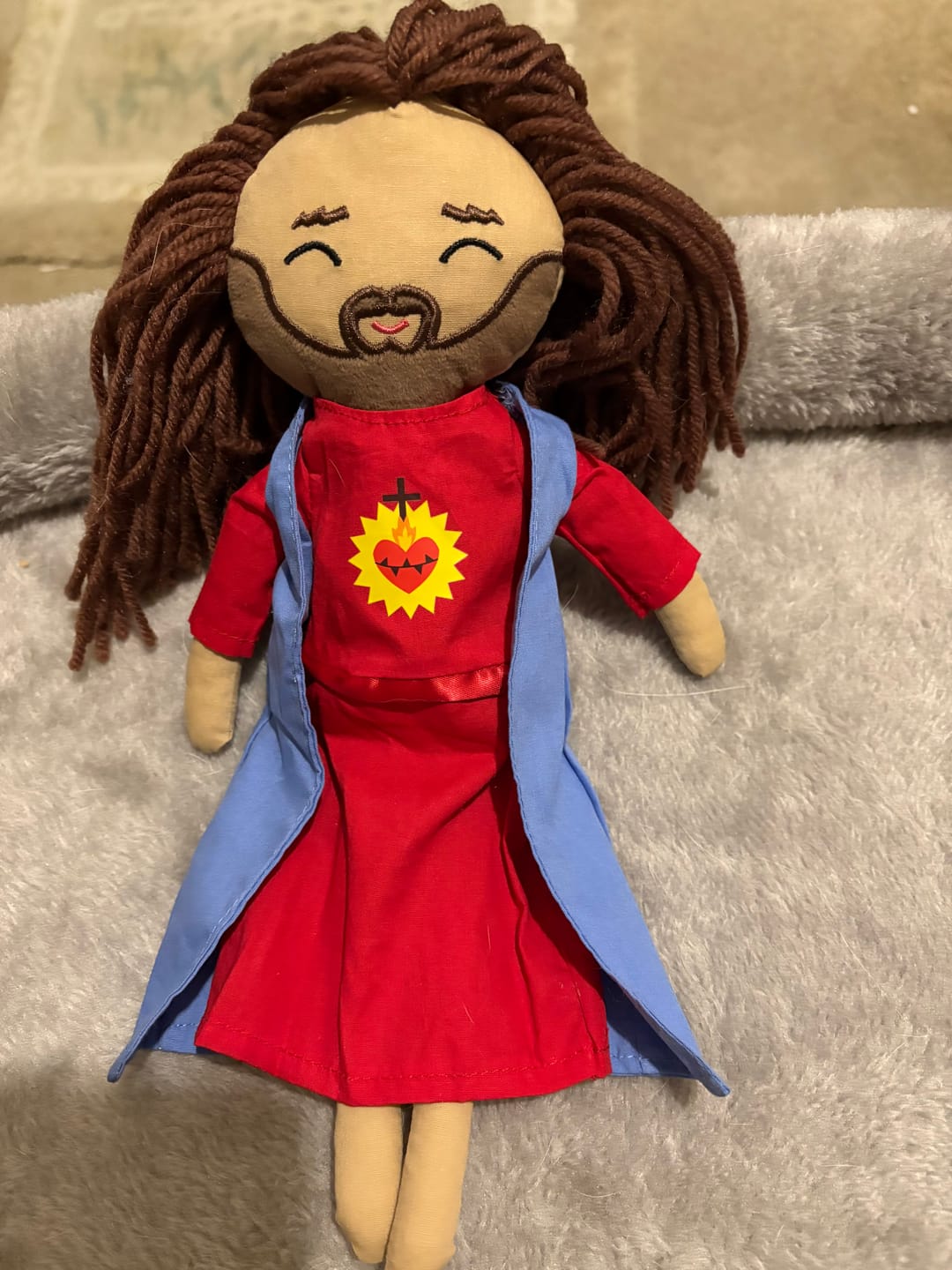 Customer photo review of Sacred Heart Jesus Rag Doll - Starts shipping March 27