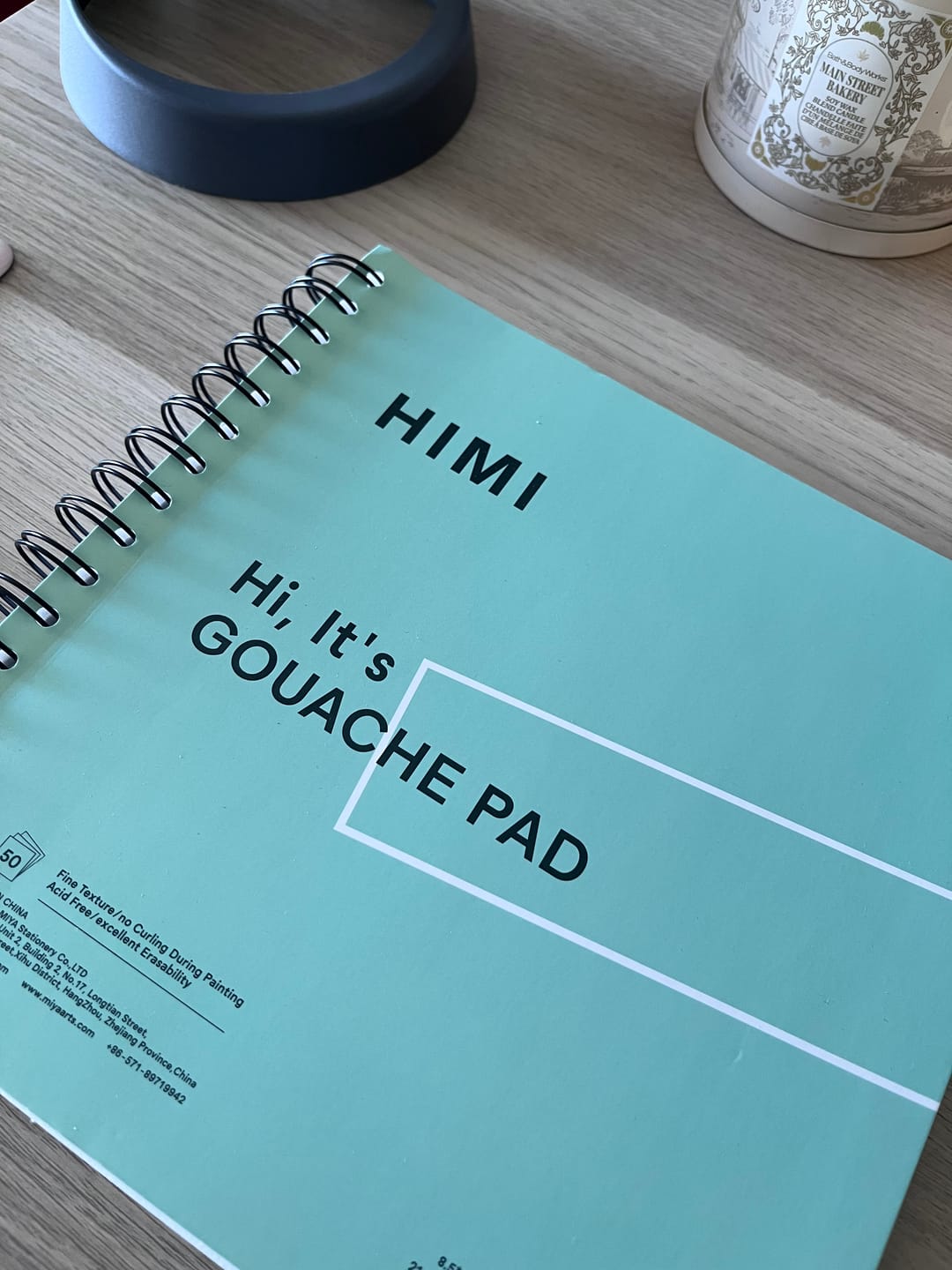 Customer photo review of Himi Gouache Pad - Croquera 20 x 20 cm 160 gm2