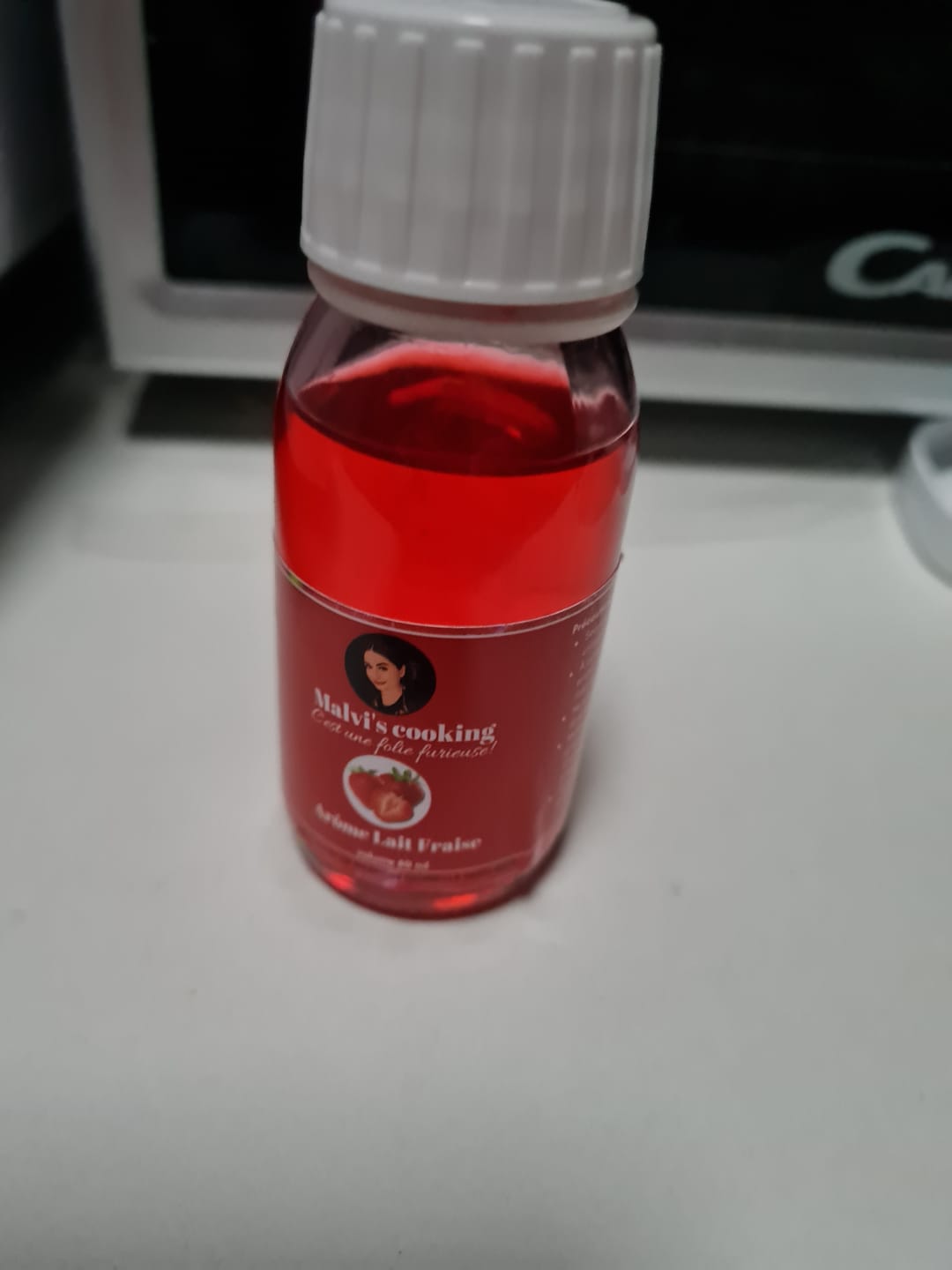 Customer photo review of Arôme lait Fraise Intense